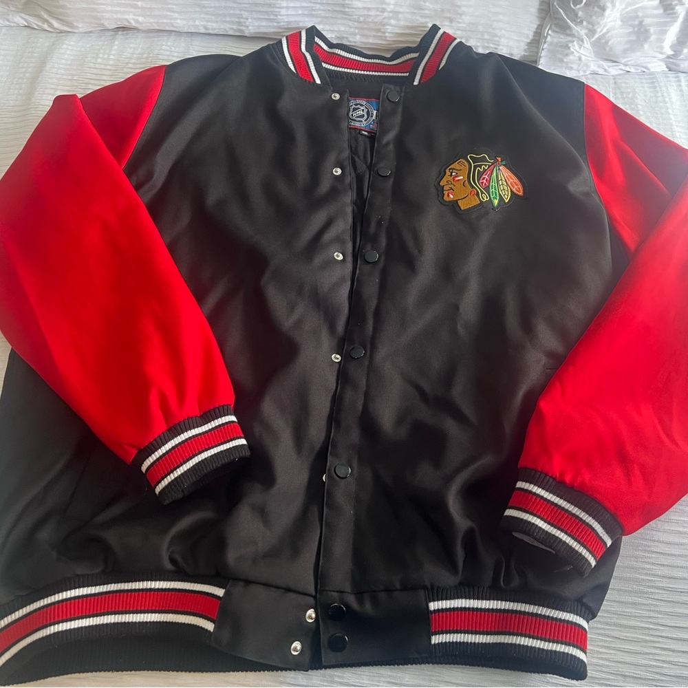 Varsity Blackhawks jacket